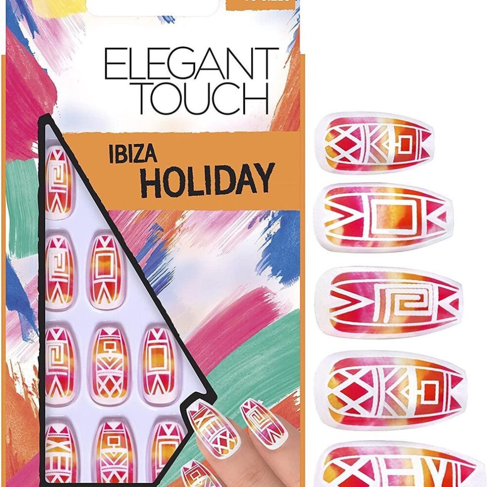 Elegant Touch Kunstnagels IBIZA HOLIDAY 24 stuks+Lijm