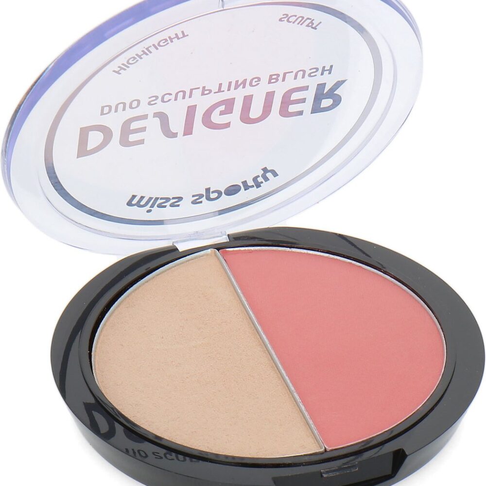 Miss Sporty Designer Duo Sculpting Highlighter & Blush - 100 Peachy