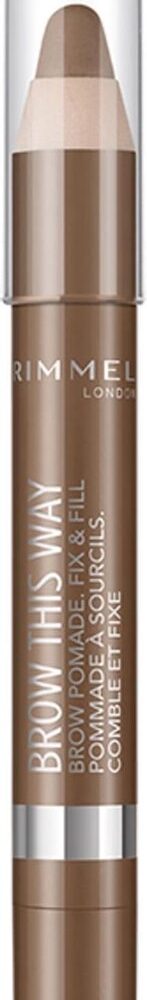 Rimmel Brow Pomade Dark Brown - Dark Brown
