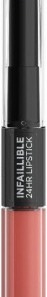 L'Oréal Paris Infaillible 24H Lipstick - Langhoudende 2-staps Lipstick met Vitamine E - 801 Toujours Toffee - Nude- - 5.7ml
