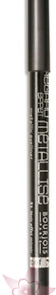 Bourjois Metallic Effet Noir Miroir Eyeliner No.51 - Langhoudende Metallic Eyeliner - Intense Zwart - Glanzende Finish