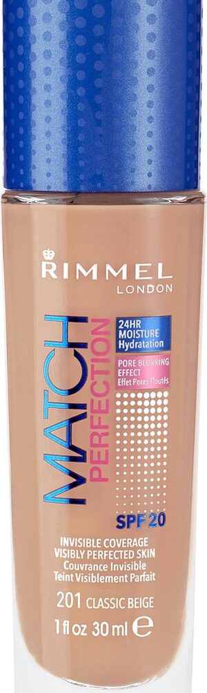 Rimmel London Match Perfection Foundation 201 Classic Beige