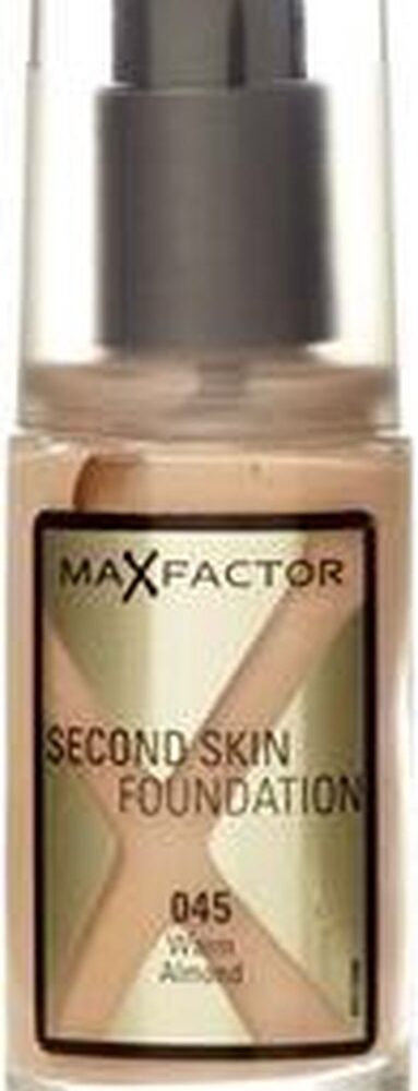 Max Factor Second Skin Foundation 045 warm almond