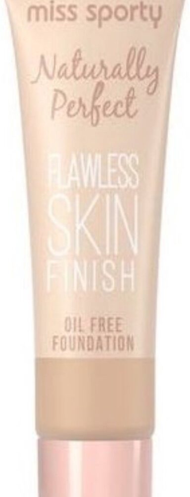 Miss Sport Naturally Perfect Foundation 200 Beige - Flawless Skin Finish Oil Free 30ml