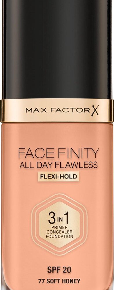 Max Factor Facefinity All Day Flawless 3-in-1 Liquid Foundation - 077 Soft Honey