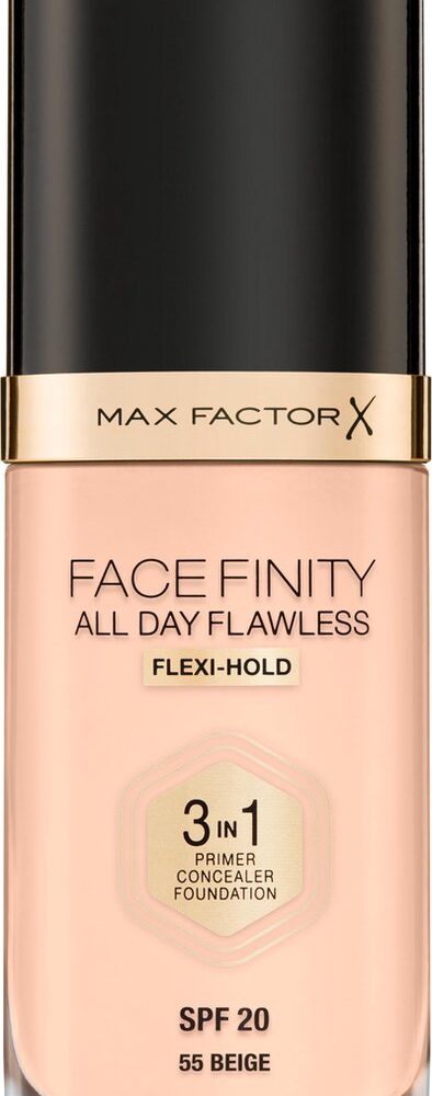 Max Factor Facefinity All Day Flawless 3-in-1 Liquid Foundation - N55 Beige