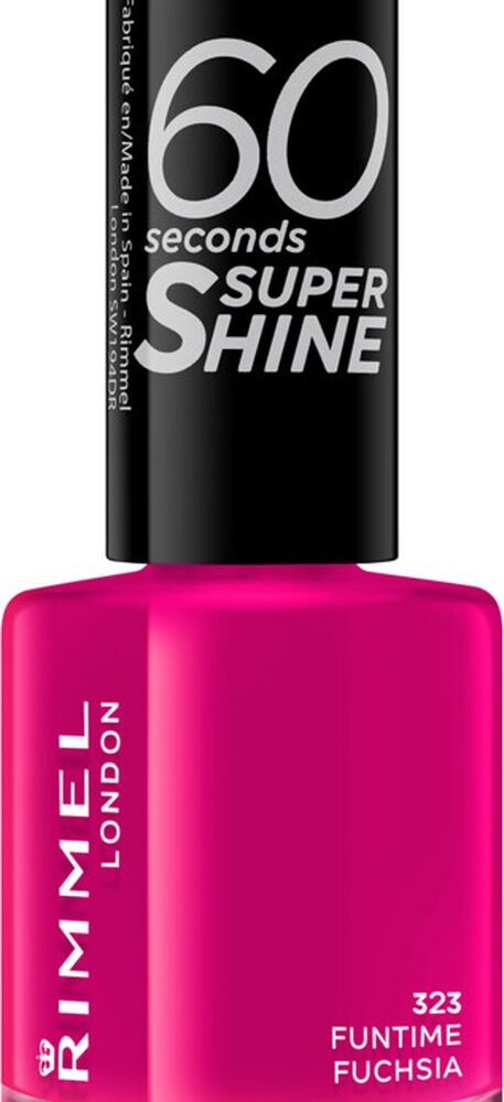 Rimmel London 60 seconds supershine Nagellak - 323 Funtime Fuchsia