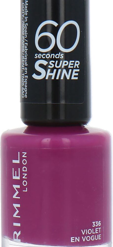 Rimmel 60 Seconds Super Shine Nagellak - 336 Violet En Vogue