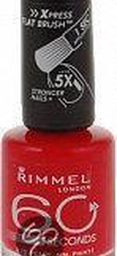 Rimmel London 60 seconds finish Nagellak - 315 Rock & Red