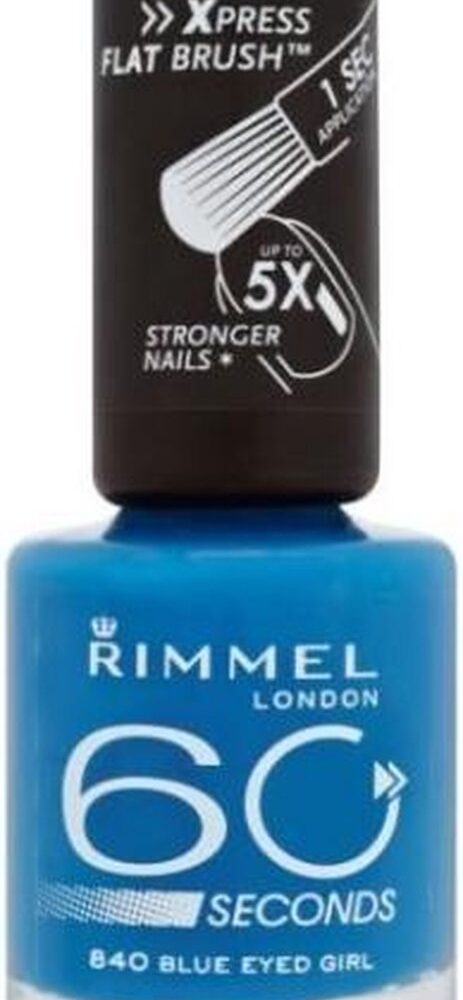 Rimmel 60 seconds finish nailpolish - 840 Blue - Nagellak