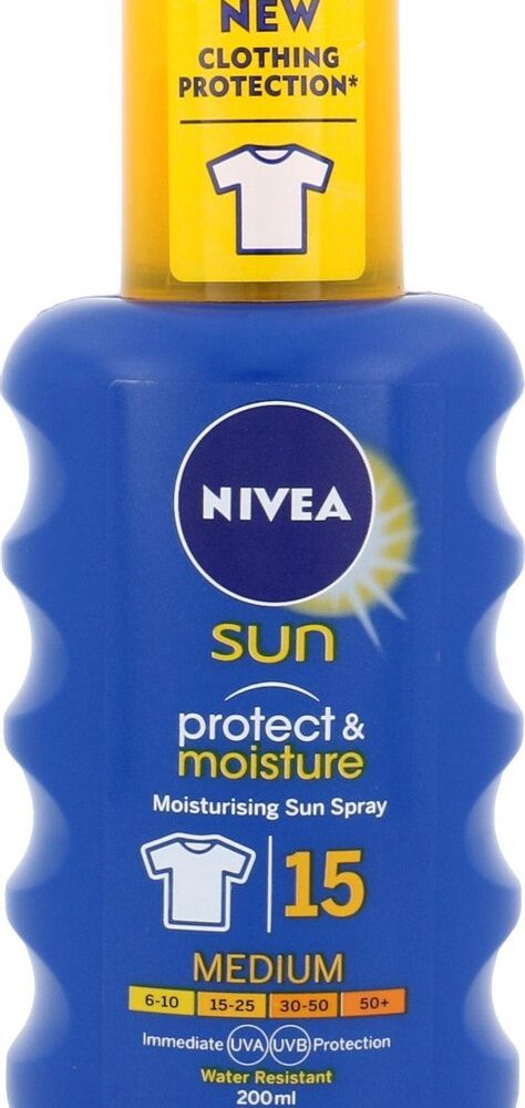 Nivea - Spray SPF 15 Sun (Moisturising Sun Spray) 200 ml - 200ml