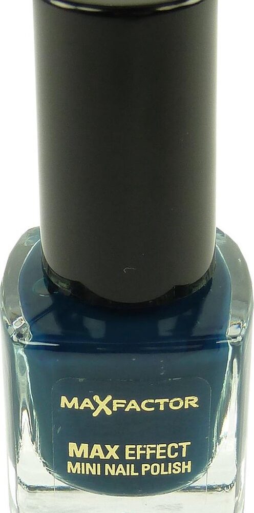 Max Factor Max Effect - 37 Prussian Blue - Blauw - Mini Nagellak