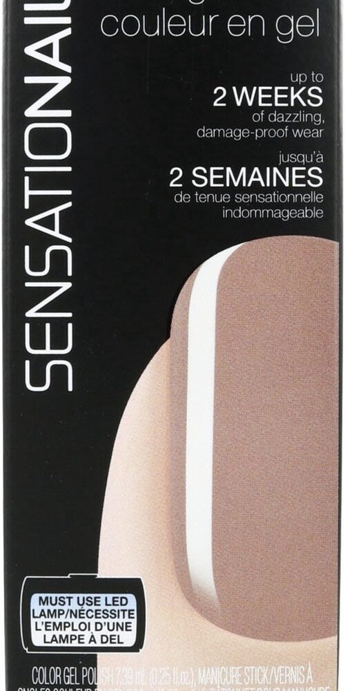 Sensationail Gellak- Nagellak Macchiato voor professionele gebruik Nude -Bruin
