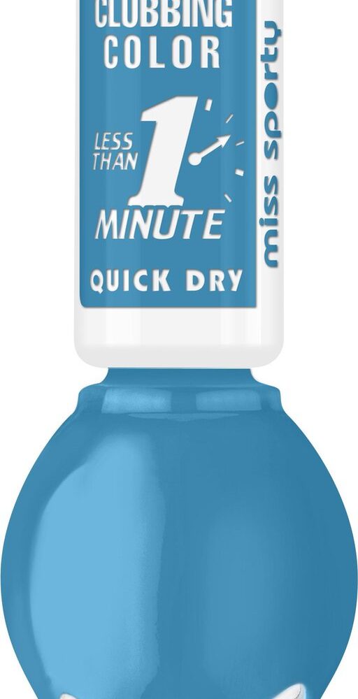 Miss Sporty - Boeing Brush Clubbing Colors Nailpolish - Blue Cyan - Blauw
