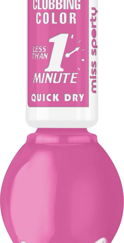 Miss Sporty - Boeing Brush Clubbing Colors Nailpolish - Neon Pink - Fuchsia