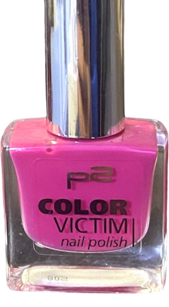P2 EU Cosmetics Color Victim Nagellak 692 Hurry Up! Neon rose 8ml