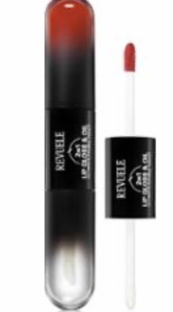 Revuele 2in1 Lip Gloss & Oil rood Ultimate Double Touch Kleur en Gloss lipstick 7ml