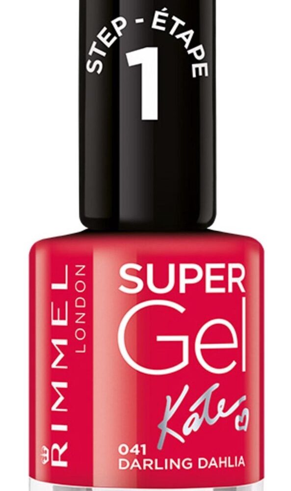 Rimmel London SuperGel Nailpolish by Kate - Darling Dahlia - Red