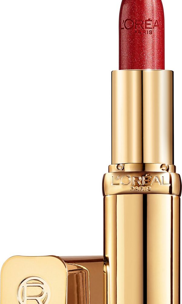 L’Oréal Paris Color Riche Satin Lipstick - Verzorgende, Lippenstift Verrijkt met Arganolie - 345 Cristal Cerise - Rood - 4,54 gr