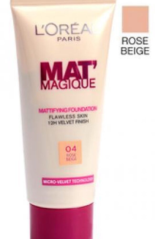 Loreal - Mat Magique Foundation - 04 Rose Beige