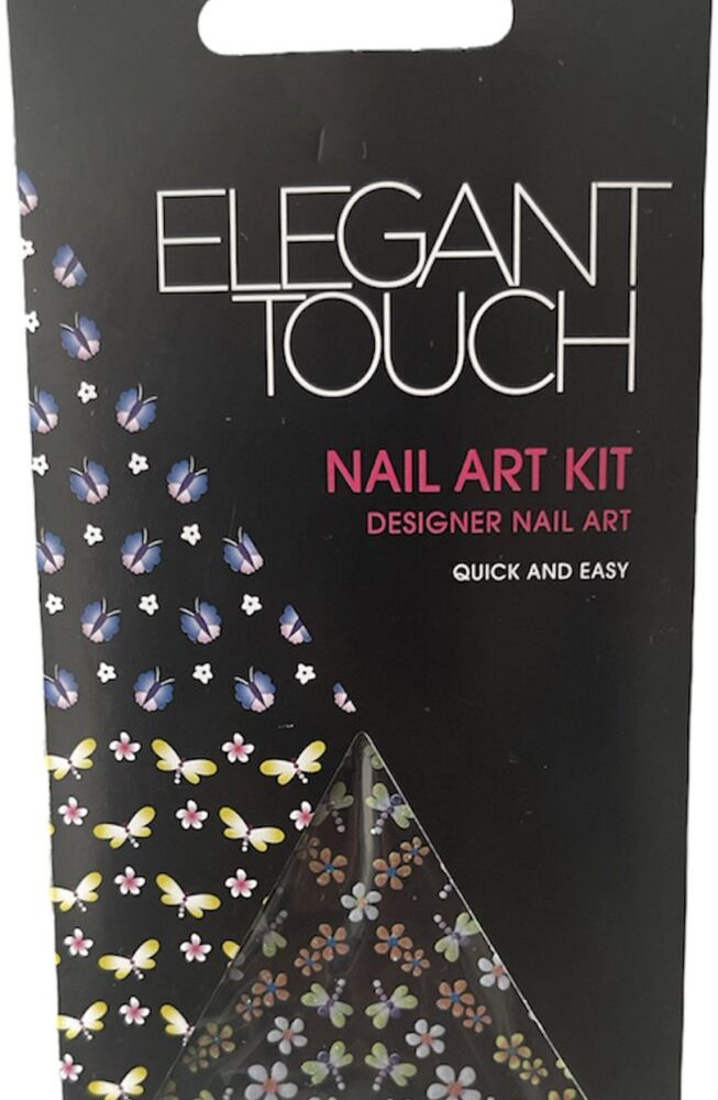 Elegant Touch Nail Art Kit Nagels Stickers 2x velden van 65 stuks(130st)