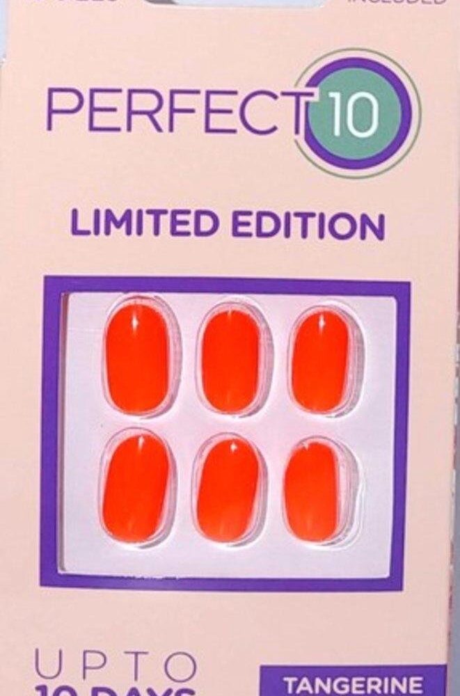 Perfect 10 Nageltips Tangerine Dreams 24 stuks+Lijm