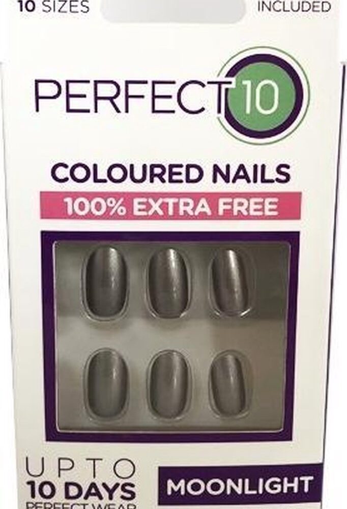 Full cover nageltips Perfect 10, Moonlight