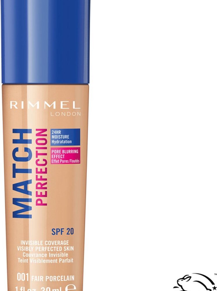 Rimmel London Match Perfection Foundation 001 Fair Porcelain