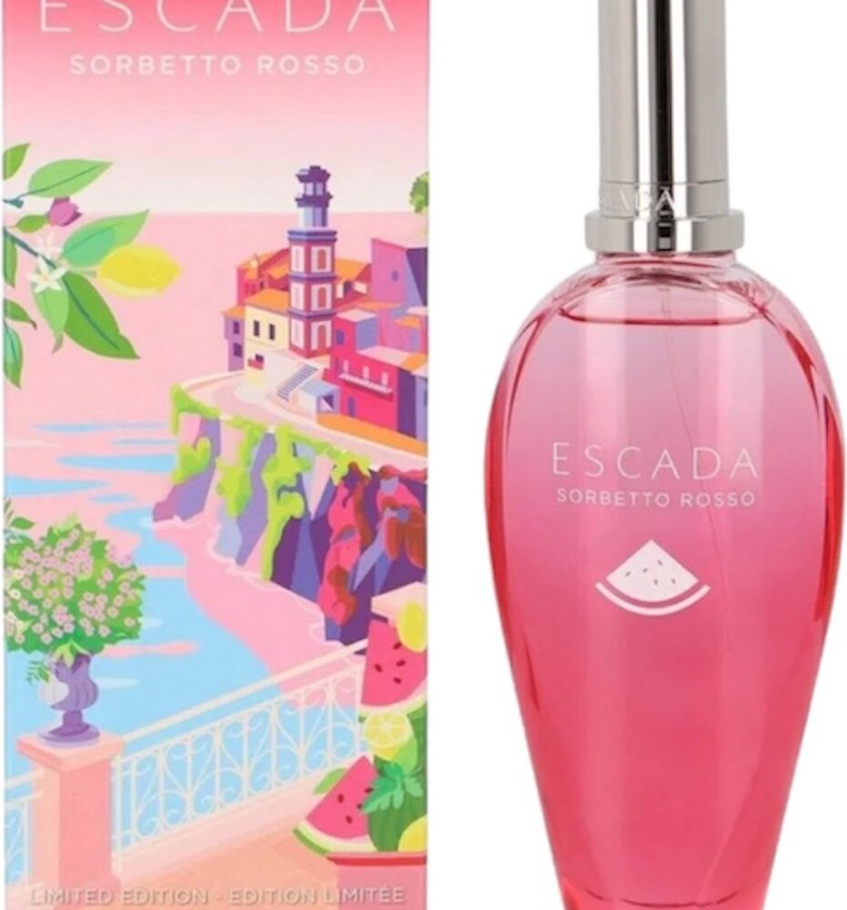 Escada Sorbetto Rosso Eau De Toilette 100ml edt Spray Limited Edition