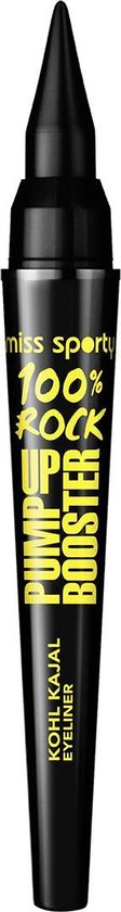 Miss Sporty - Pump up Booster 100% Rebel Xtra Black Eyeliner - Extra Black - Zwart