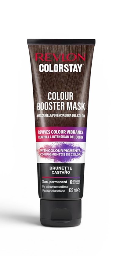 Revlon Colorstay Moisturizing Hair Mask Brown Brunette Met Kleur Pigmenten ( Semi-permanent)125ml