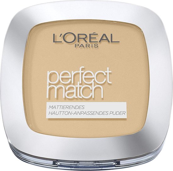 L’Oréal Paris True Match / Perfect Match Compact Powder – 3.D/3.W Golden Beige, 9 g